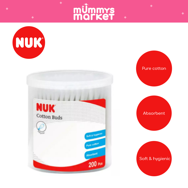 Nuk Cotton Buds - 200pcs/box (NU40251603)